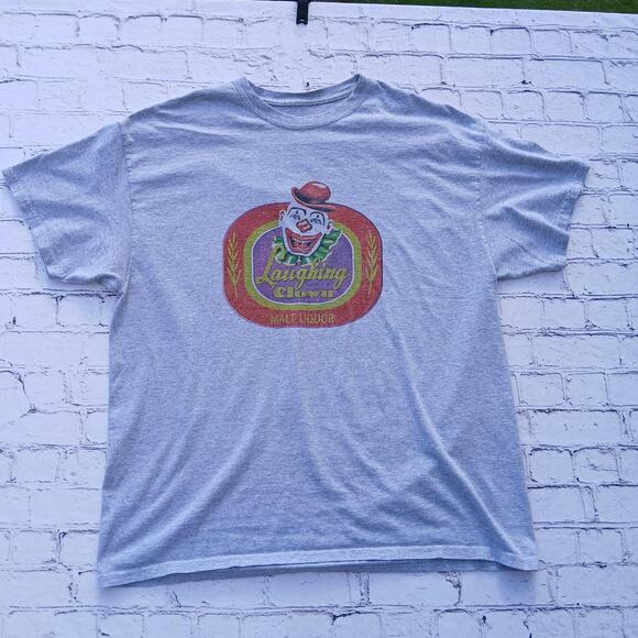 Laughing clown malt liquor Talladega nights t-shirt - Picture 1 of 3